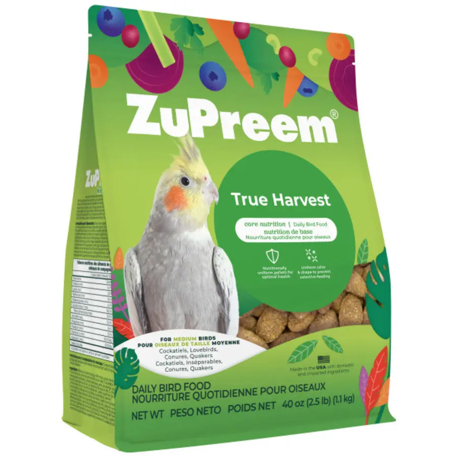 ZuPreem True Harvest Medium Bird Food