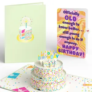 Sprinkles Birthday Cake Pop-Up Card and Sentiment Set