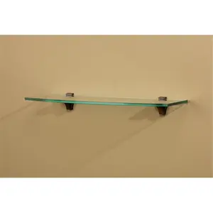 Amore Designs  Concepts Luna Clear Glass Shelf