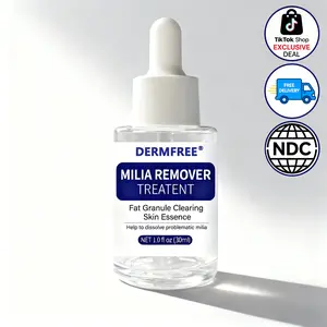 DERMFREE Milia Care Solution for Face - Skin Repairing with Salicylic Acid & Hyaluronic Acid, , 0.85 oz