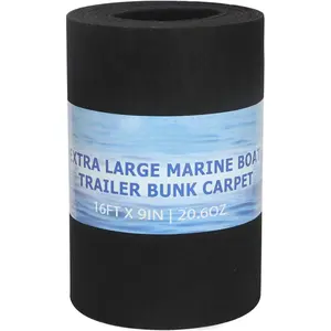 Extra Large Boat Trailer Bunk Carpet - Marine Grade Padding for Boat Trailers Jet Ski Ramps Garages Docks Bunk Board Carpet Floor Steering Wheel Vehicle Seat Replacement Cover Shock