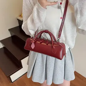 Premium Baguette Shoulder Bag for Women - 2026 New Chic Pillow Crossbody Purse, Unique Versatile Handheld Barrel Bag, Trendy Niche Aesthetic