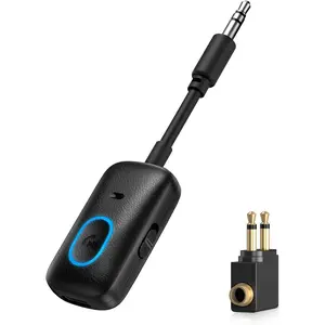 5.4 Adapter for  - 2-in-1 Aux Transmitter & Receiver with Hands-Free Calling, 180? Swivel  Audio Receiver for , Speakers,  Stereo