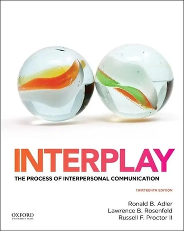 USED Book - Interplay: The Process of Interpersonal Communication by Ronald Adler (Paperback) - english