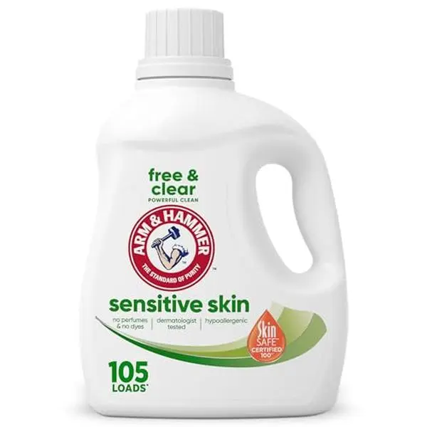ARM & HAMMER Sensitive Skin Free & Clear Liquid Laundry Detergent