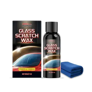 Windshield Scratch Remover, Enhances Clarity, Manual Polishing, Long-Lasting Smooth Finish, Car Care Essential, Easy Application