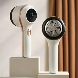 Rechargeable Fabric Shaver  Lint Remover with 3-Speed Settings & LED Display 6-blade fabric shaver - Efficient Sweater and Lint Shaver for Clothes, Removing Fuzz, Lint Balls, Pills.