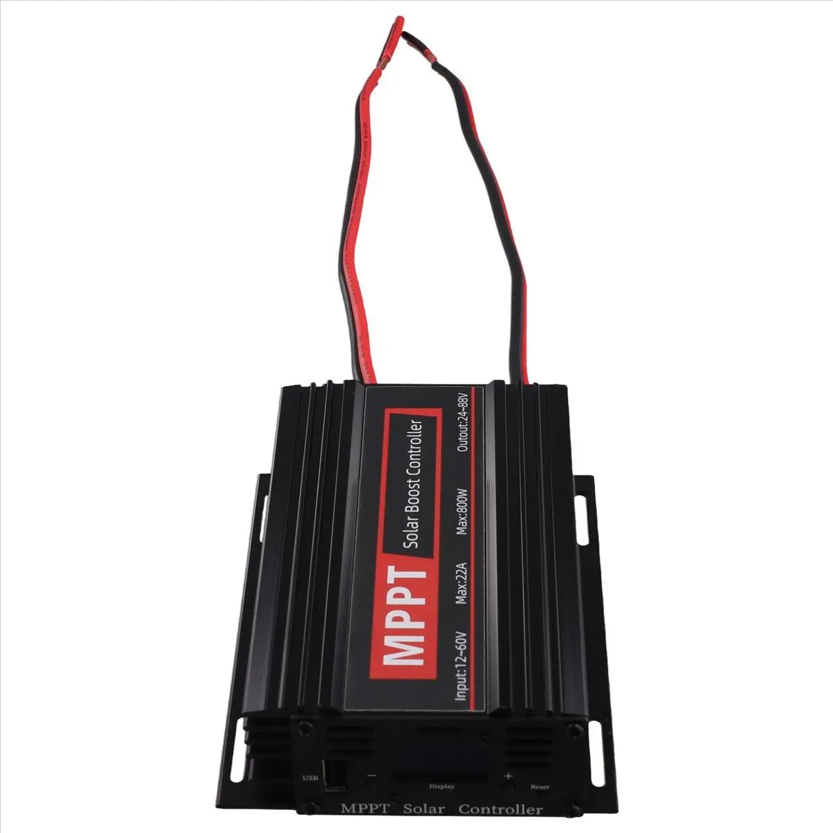 Compact MPPT Step-Up Boost Solar Controller - 22A, Max 800W Load, 12-60V Universal Input, 24-88V Solar Charging Charger for Lithium, Gel, AGM Batteries (Cycling Outdoor Recreation Equipment)