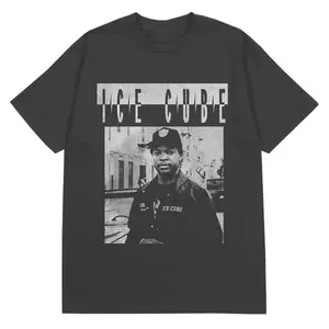 Vintage Charcoal Ice Cube Photo T-Shirt