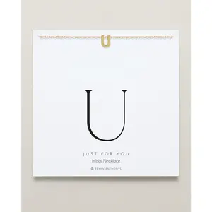 Just For You Initial Necklace — U