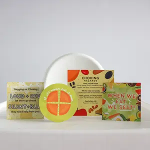 Choking Hazard Magnet Set | BLW | Baby-led Weaning | Choking Prevention | BLW Guide | Food Safety | Baby Shower Gift | Choking Awareness