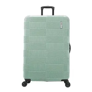 American Tourister NXT Checkered Hardside Carry On Spinner Suitcase - Sage Green