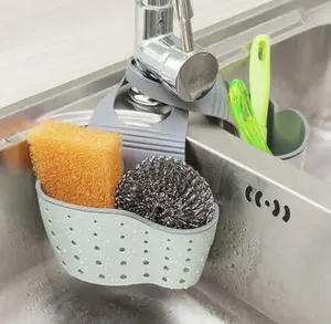 Adjustable Sink Drain Storage Basket