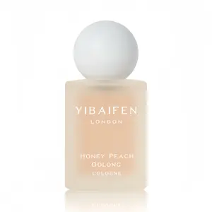 YIBAIFEN Women's Natural Honey Peach Oolong Cologne Spray, 50ml/1.7fl.oz. Peach Tea Scent Fresh Fruit Fragrance for Summer Daily Use & Work Occasions