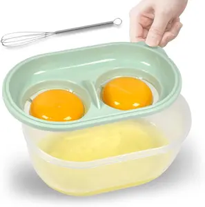 Efficient Egg White Separator with Egg Beater & Yolk Filter Storage Box - Food Grade PP Material, Ergonomic Design, Quick Egg Processing, Easy Cleaning, Perfect for Meringues & Mayonnaise Kitchen Utensils