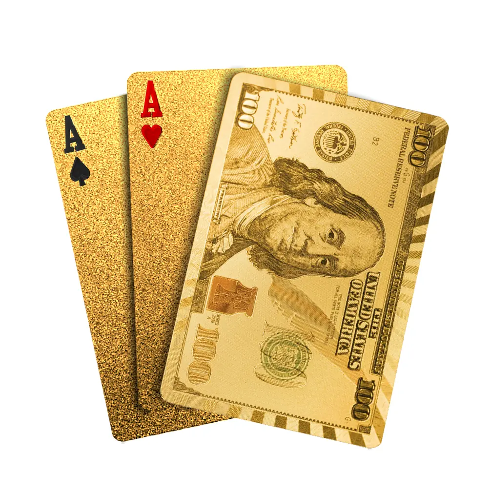 Premium Waterproof Standard Poker Deck - Black Gold Foil, Diamond Finish, Durable, Flexible, Golden Pattern, Luxury Look, Spill Wipes Clean, Ages 12+, Party Card Game Accessory, Gift Box-Included Gifts, Cardgames, Waterproof Playing Cards, Game Night