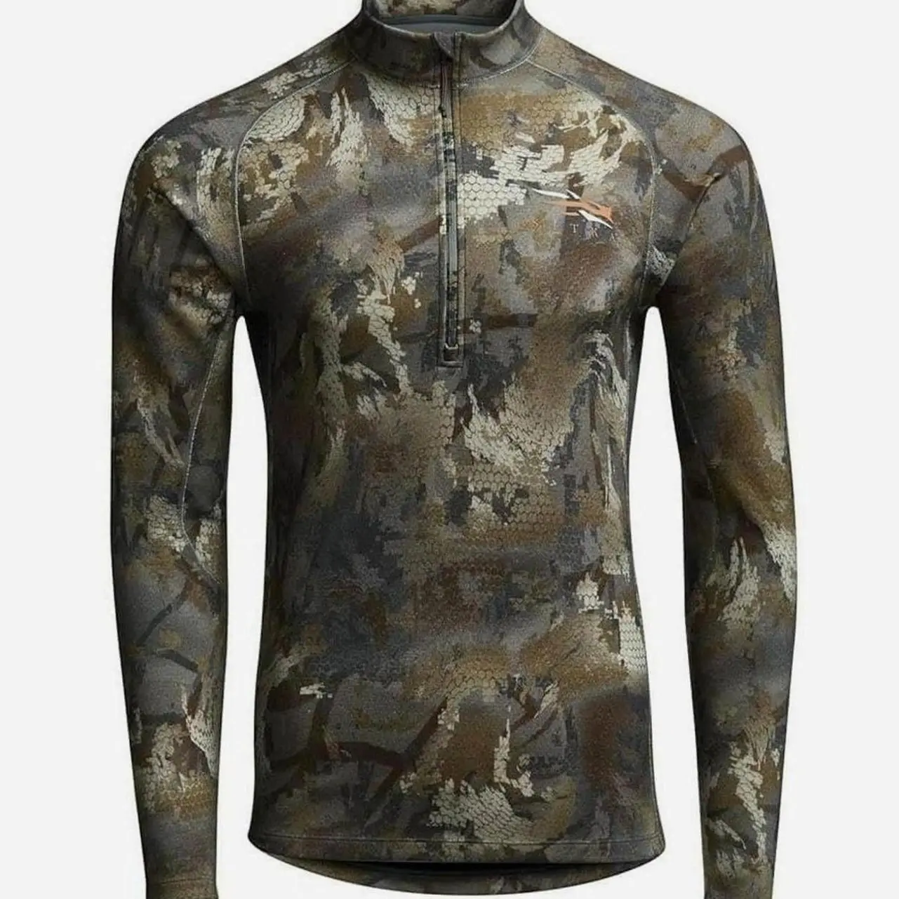 Heavyweight Half Zip Realtree Camo Long Sleeve Zip Shirt | Outdoor Performance Wear