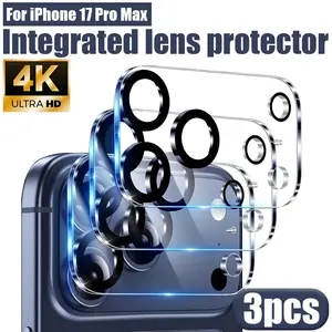 3pcs Camera Lens Protector For iPhone 17 Air/17 Pro Max/17/16/15/14/13/12/11/Pro/Pro Max/Plus/Mini/16e,Full Coverage,9H Hardness,Scratch&Impact Resistant,Precise Fit Lens Protection,Easy to Install