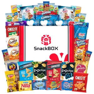 College Care Packages | Candies, Chips, and Cookies Assortment Care Package (40 Snacks)