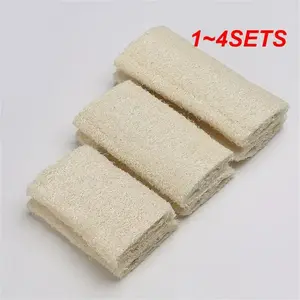 1~4SETS New Loofah Rag Luffa Oil-free Towel Gourd Rag Washing Dishes Eco-friendly Products Household Daily Necessities Brush Cleaning Sponge