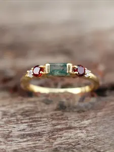 1pc Vintage Fairy Ring Fashion French Light Luxury Temperament Ring, Prong Ring, Valentine'S Day Gift, Birthday Gift,   Suitable for Women as a Gift, Party, Vacation, Leisure, Daily Wea