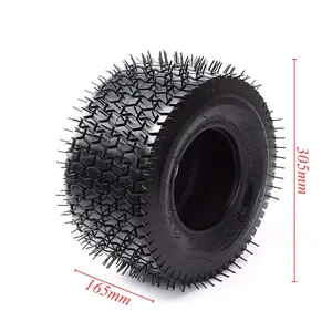 13x6.50-6 Riding Lawn Mower Tire Tubeless 13x650x6 13x6.5-6 4 Ply Tyre for Turf Garden Tractor Golf Cart Go Kart ATV Scooter