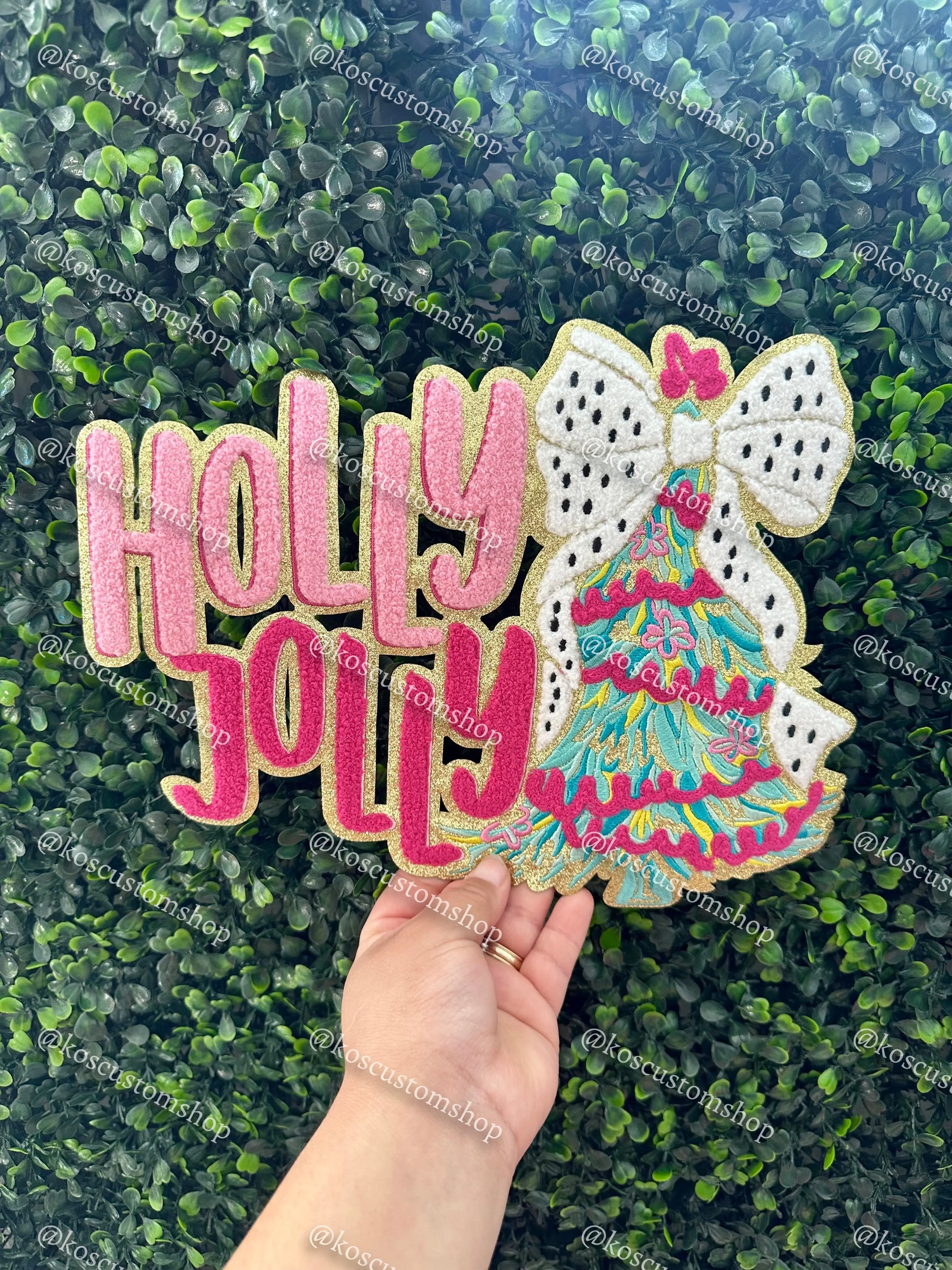 11” Chenille Patches