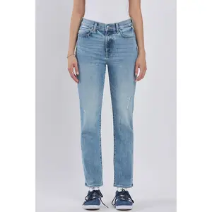 Eunina Luna Slim Straight Jeans in Shoreline