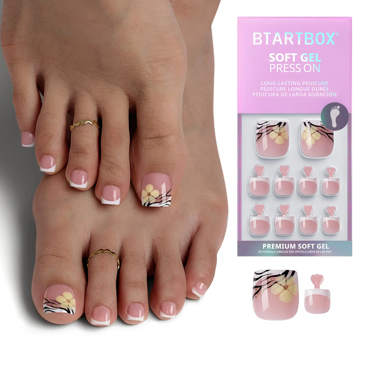 toenails-Tidebound Plumeria-452