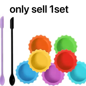 Silicone Reptile Feeding Dish Set, for Hermit Crab Tarantula Isopods Lizard Easy Clean Silicone, Bowl Reusable Small Reptile Feeding Dish Gecko Tank Accessories