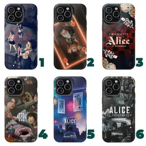 Alice in Borderland Phone Case Arisu Usagi Chishiya Niragi Anime Netflix Series Aesthetic Phone Cover, Cool Japanese Manga Style fit iPhone 17,16 to 11, Galaxy