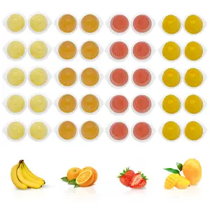 Snout and Shell Pet Jelly Pods Variety Pack - Nutritious Jelly Fruit Nectar Treats for Geckos, Sugar Gliders, Birds, Small Pets - Real Fruit Juice - 40 Cups