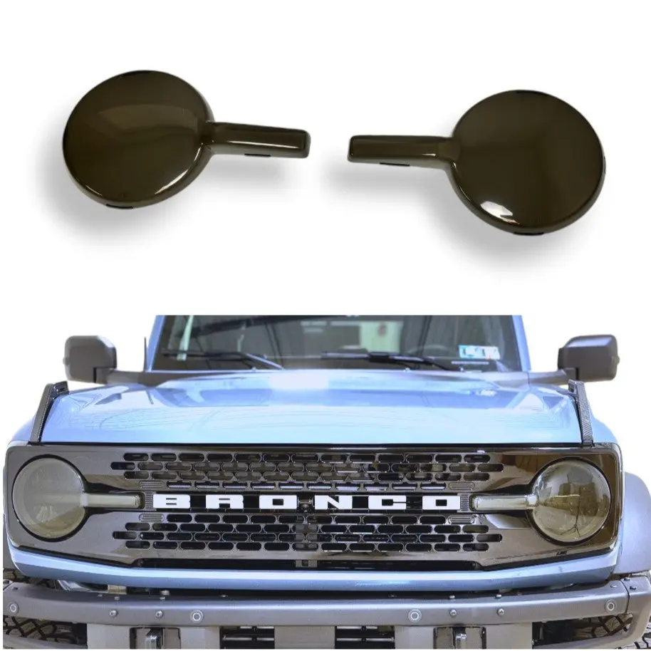 Tint My Light Smoked Acrylic Headlight Cover for Ford Bronco 2021+