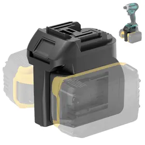 For Dewalt to Makita 18V/20V Battery Adapter - DEW20MT 2-in-1 Converter for Dewalt Batteries to Power Makita Tools, Compatible with DCB180, DCB181, DCB200 Series, No Battery Included"