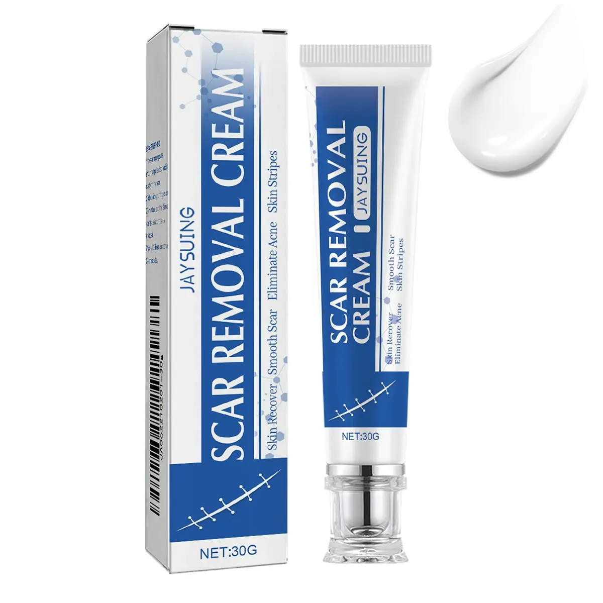 Scar Gel with Squalane & Centella Asiatica, Keloid Bump Solution for Surgical, C-Section & Burn Scars, Gentle Daily Moisturizer for Women