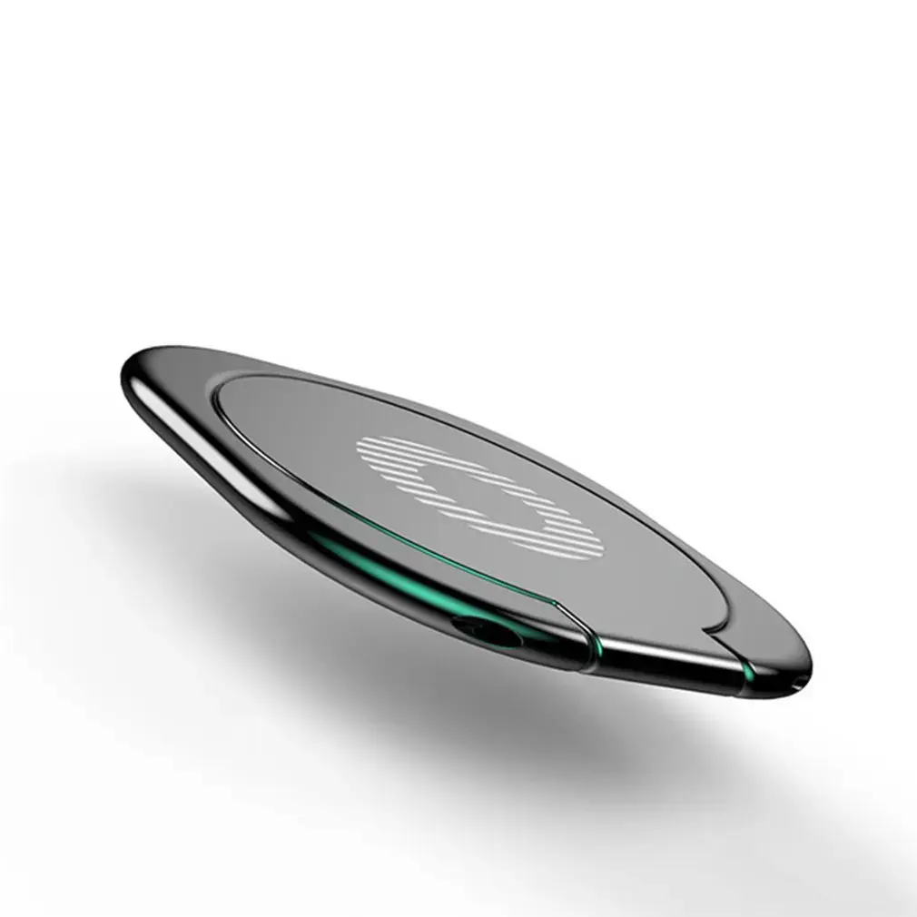Universal Ultra-Thin Magnetic Cellphone Ring Holder - 360° Metal Finger Grip, Car Mount Compatible Kickstand for iPhone, Smartphones