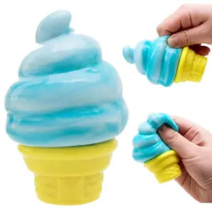 Ice Cream Squeeze Squishy, Ice Cream Squishy, Slow Rise Sensory Fidget Toy, Easter Basket Stuffers Party Favors