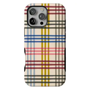 Colorful Plaid | Kitty and Vibe Holiday Case