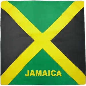 CTM Cotton Jamaican Flag Bandana