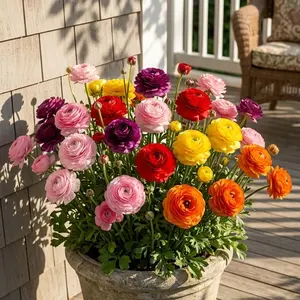 Ranunculus – Peony-Inspired Flower Seeds | Garden Seeds – Vibrant Blooms for Outdoor Borders, Containers & Home Gardens
