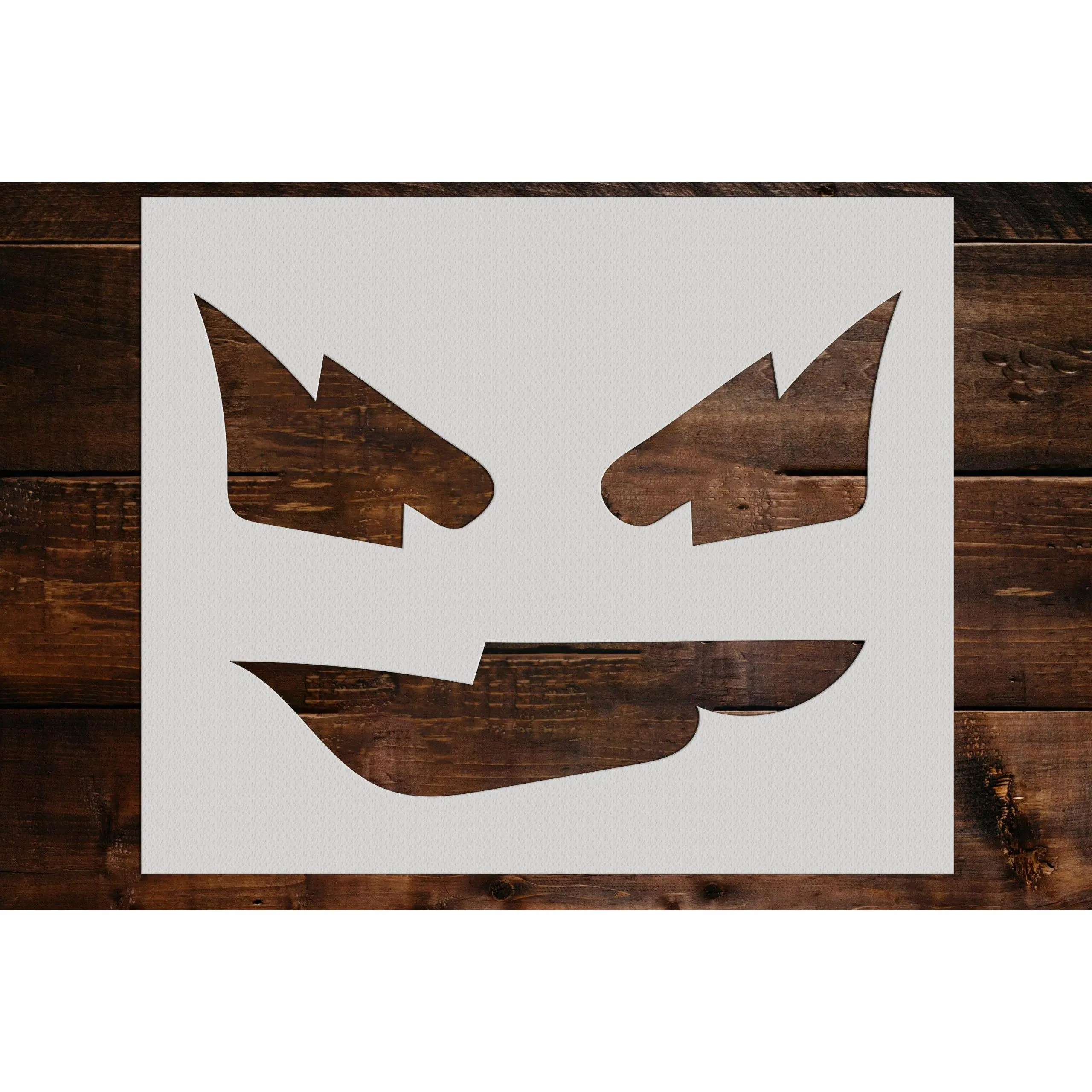 Pumpkin Face Stencil - Art and Wall Stencil