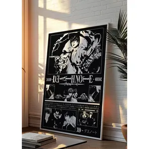 Death Note Poster - Death Note Wall Art - Death Note Art - Death Note Anime Poster - Anime Gifts - Anime Wall Decor, Gift For Anime Lovers