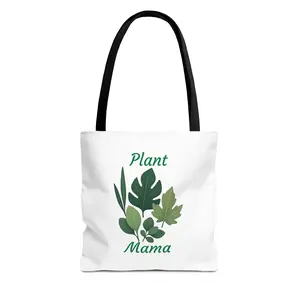 Personalizable| Plant Mama Tote Bag | Monstera Leaf Plant Illustration