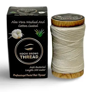 Kochi Brows Threading thread -   Makeup Hair Removal Body Care Wax Cosmetic Synthetic Aloe Comfort