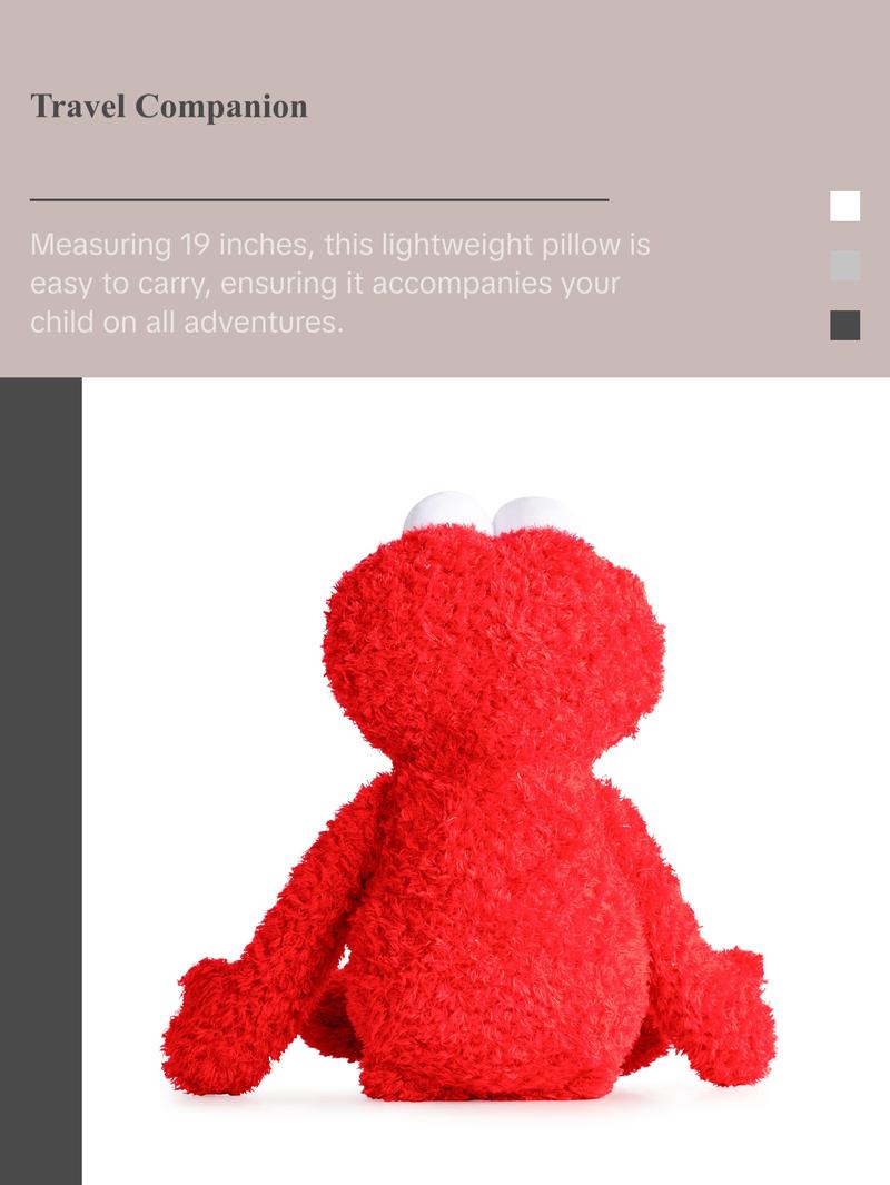 Jay Franco Sesame Street Elmo Fuzzy Pillow Buddy Jay Franco Sesame Street Elmo Fuzzy Pillow Buddy