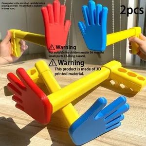 New Popular Horror Game Creepy Monster Funtime Series  3D Printed  Grab Pack Telescopic Hand Prop, 3 Sizes Stretchable Palm Cosplay Accessory for Game Player Model Toy Horror Props Cosplayand Halloween Costume Accessory Game Collectible