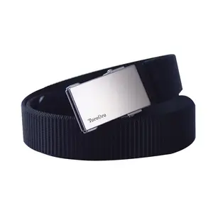 Ratchet Belt Golf Belts for Men Nylon Web Belts with Auto Buckle Design Adjustable for Golf Work Casual Daily Outdoor Business