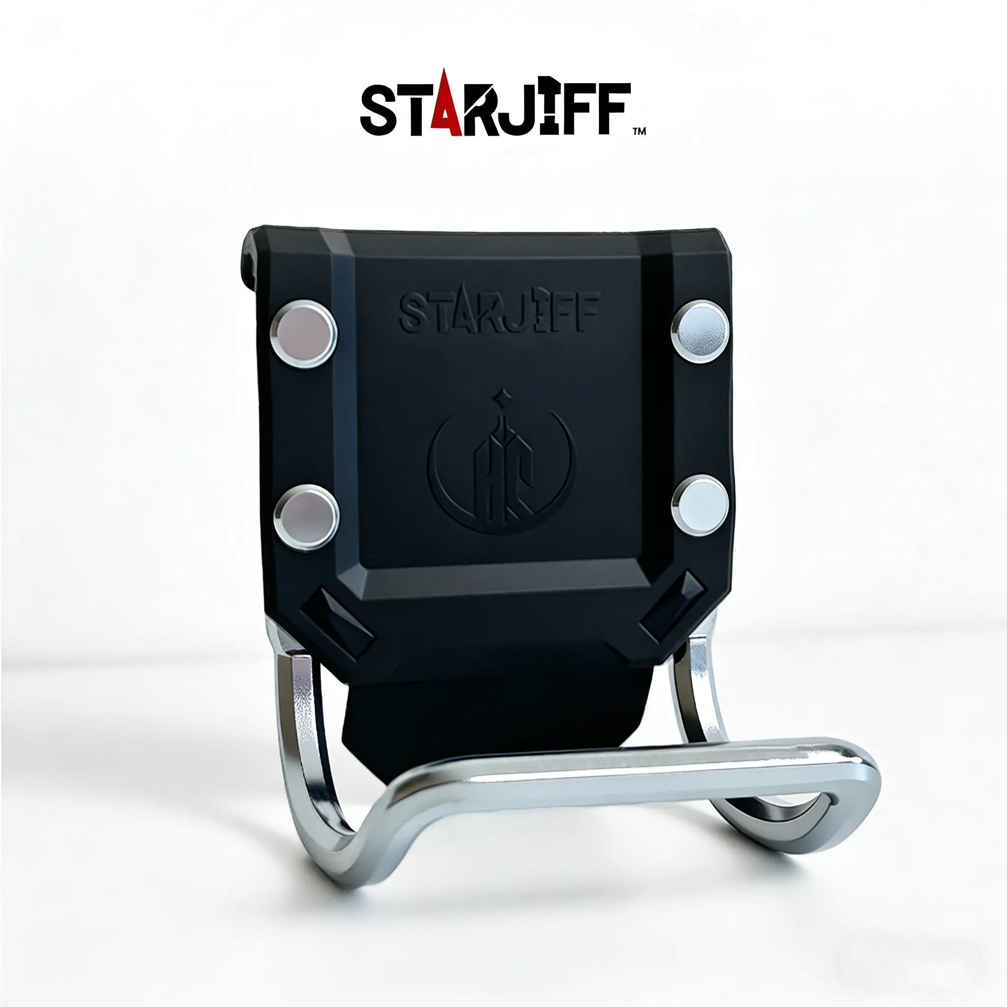 Starjiff Tool Holder Hammer Rack, Tool Storage Racks, Heavy Duty Metal Material with Reinforced Rivets, Portable Waist Belt Mount for Electricians/woodworkers/builders