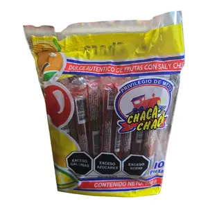 Chaca Chaca Fruit Candy or Chacatrozo with Salt and Chile - 10-Piece Pack  Spicy and Tangy Tamarind-Style Mexican candy