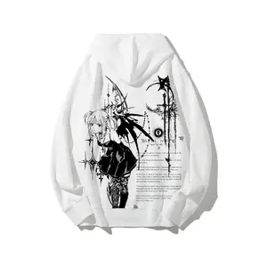 Death Note Misa Amane Anime Hoodie Pullover Cotton Streetwear Unisex Casual Couple Gift 100% Pure Breathable Eco-friendly Micro Elasticity